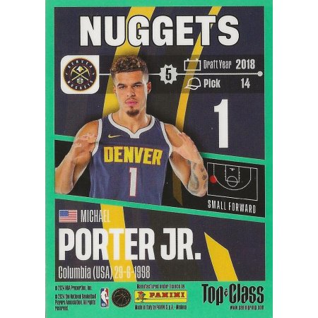 2023-24 PANINI NBA Top Class - #73 - Michael Porter Jr. - Denver Nuggets